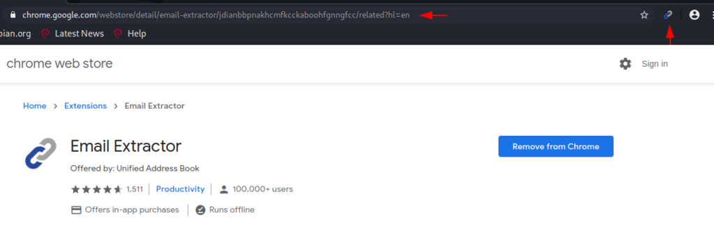 email extractor for chrome