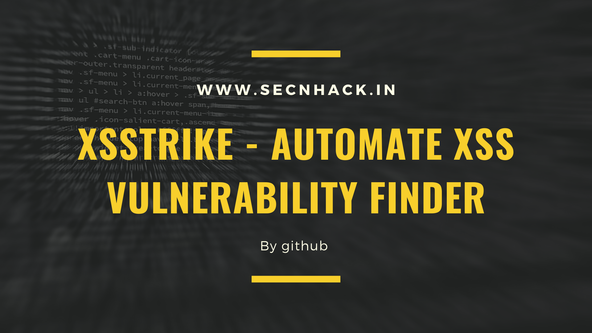 Install and use of XSStrike to find XSS vulnerabilities 