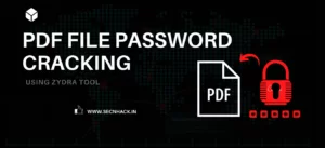 How to Crack PDF File Password using Zydra Tool