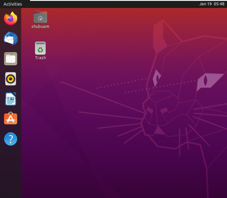 vm ubuntu full screen
