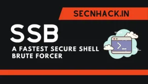 SSB – A Fastest Secure Shell Brute Forcer